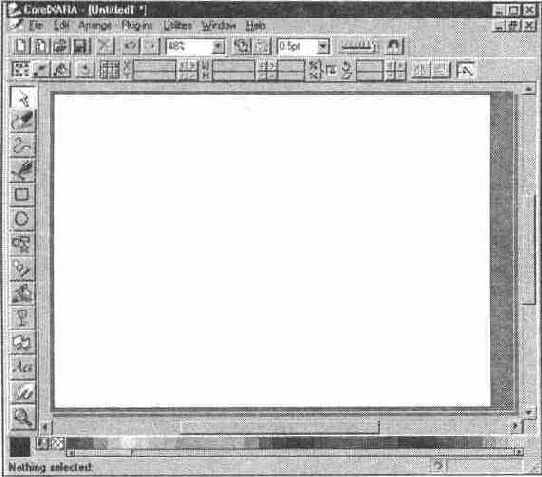 Просмотр печатной области в режиме Show Print Borders